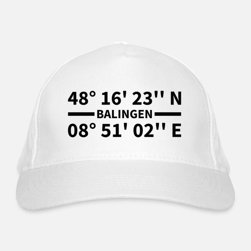 Balingen Koordinaten Bio-Baseballkappe