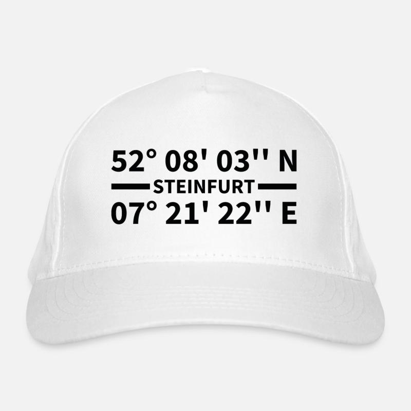Steinfurt coordinates Organic Baseball Cap