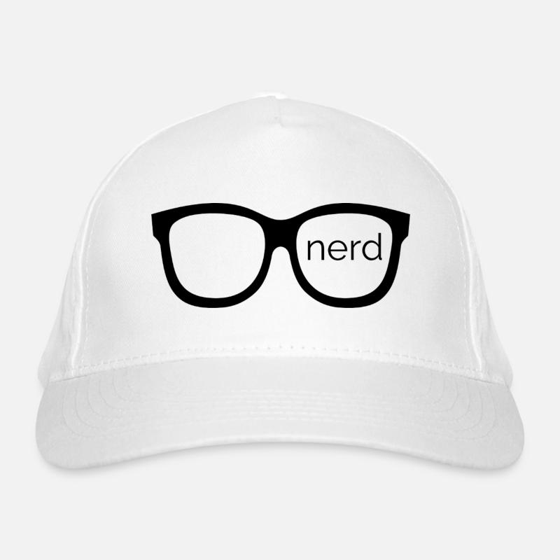 Nerd - Concevez avec des lunettes de nerd ! Casquette classique bio