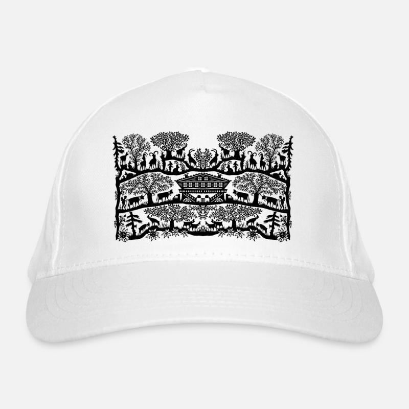 Scissor cut Organic Baseball Cap