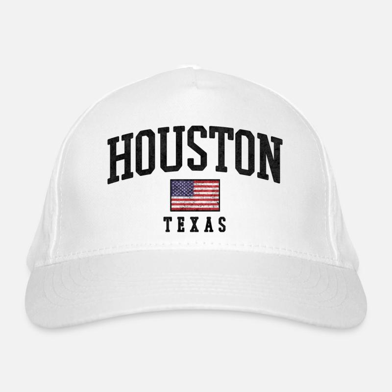 Drapeau du Texas à Houston Casquette classique bio