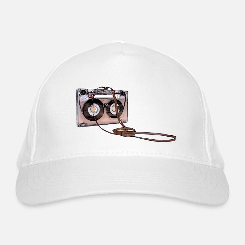 Cassette Rétro Oldschool Saveur Cadeau Casquette classique bio