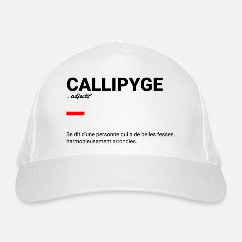 Callipyge définition Casquette classique bio