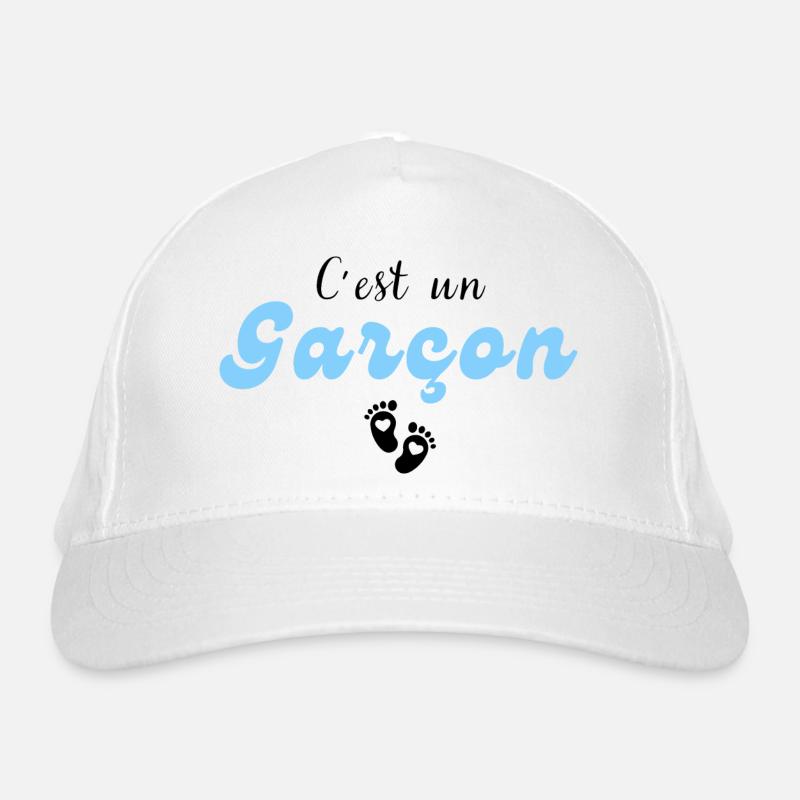 C'est un garçon-annonce grossesse Casquette classique bio