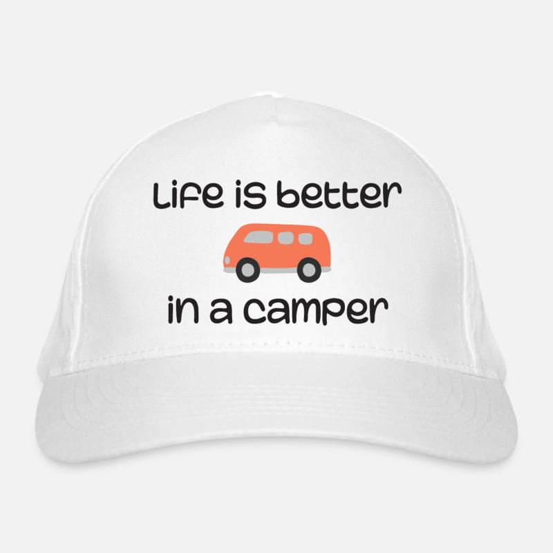 Life is Better in a Camper Organic Baseball Cap