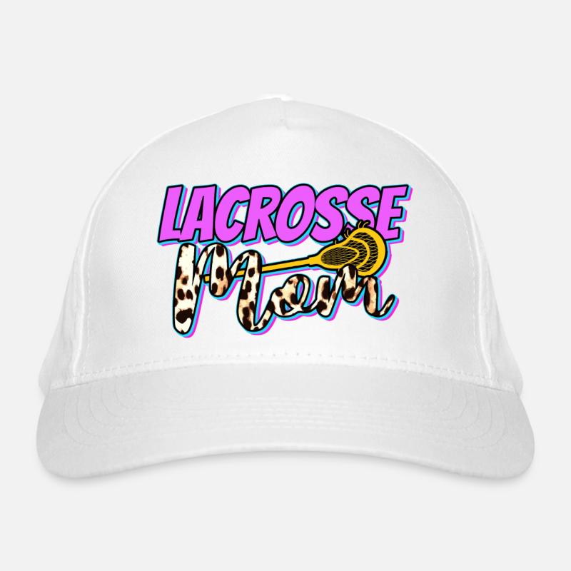 Lacrosse Sport Mutter Mama I Geschenk Bio-Baseballkappe