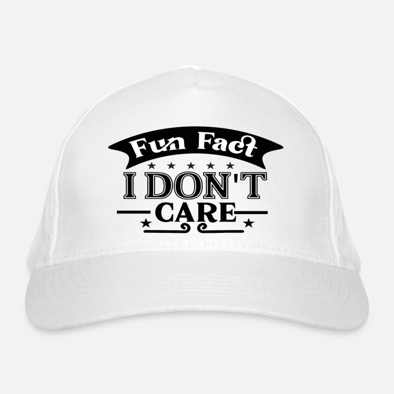 Fun Fact I Don ́t Care Organic Baseball Cap