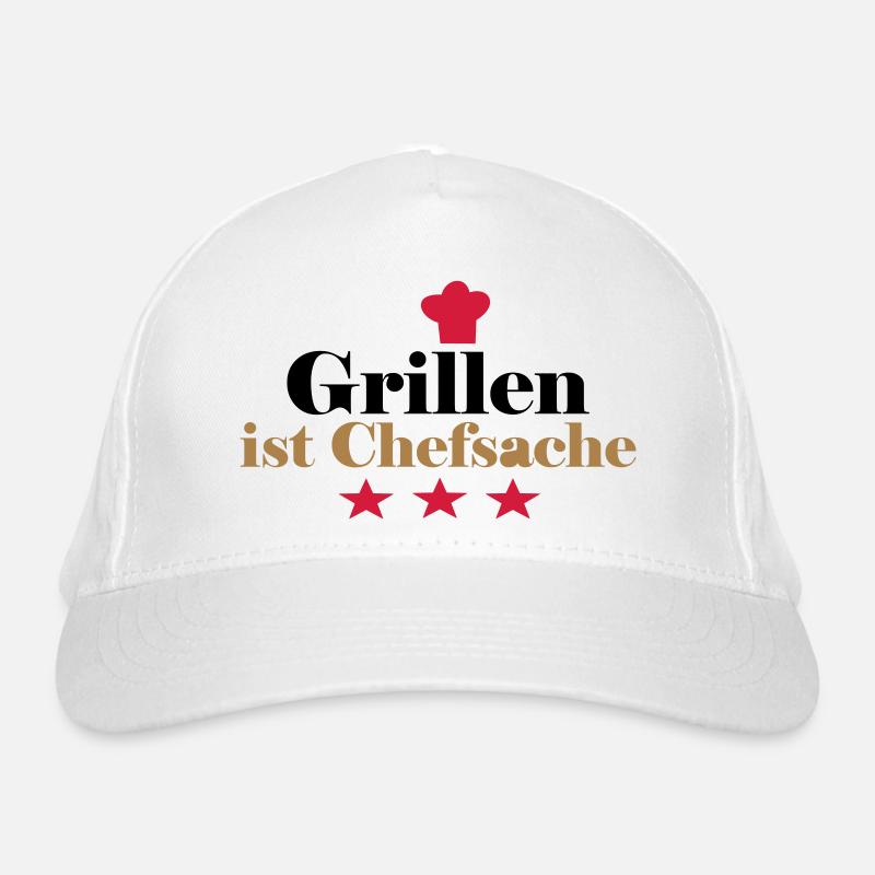 Le barbecue, c’est l’affaire du patron Casquette classique bio