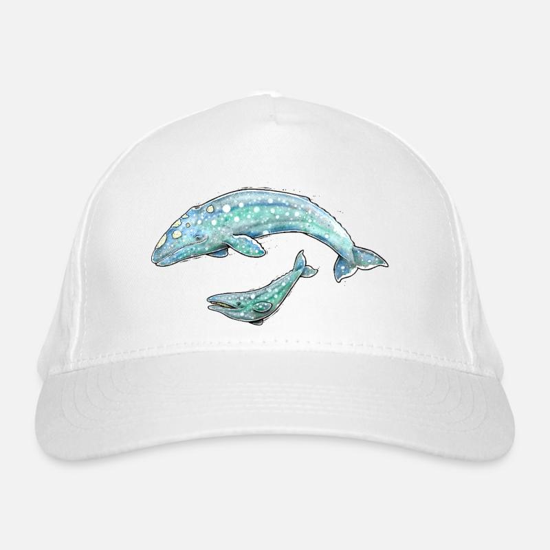 Grauwal Bio-Baseballkappe