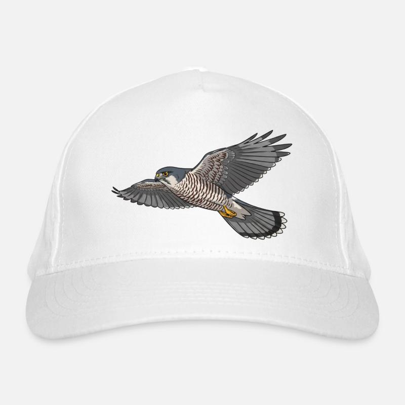 Sperber Greifvogel Bio-Baseballkappe