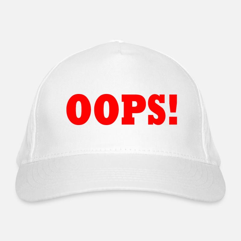 Oops Organic Baseball Cap
