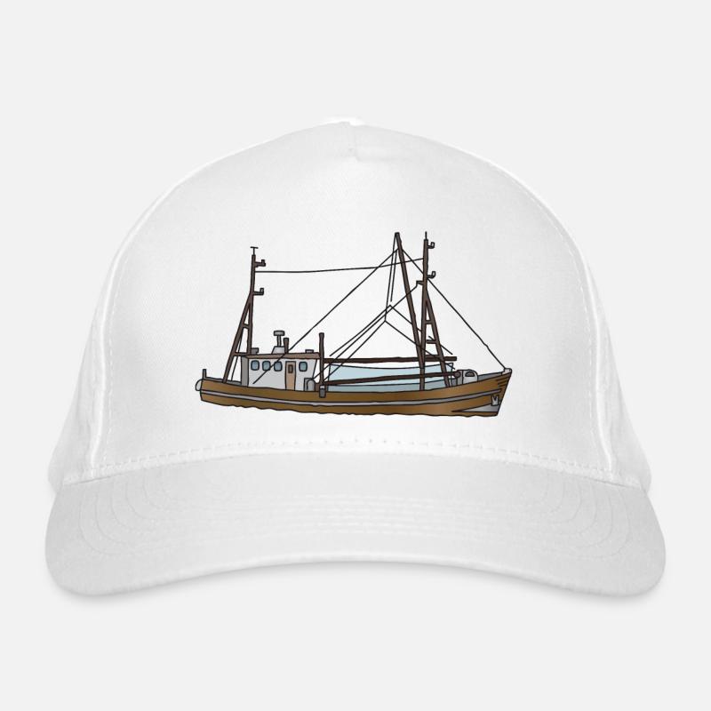 Bateau de pêche c Casquette classique bio
