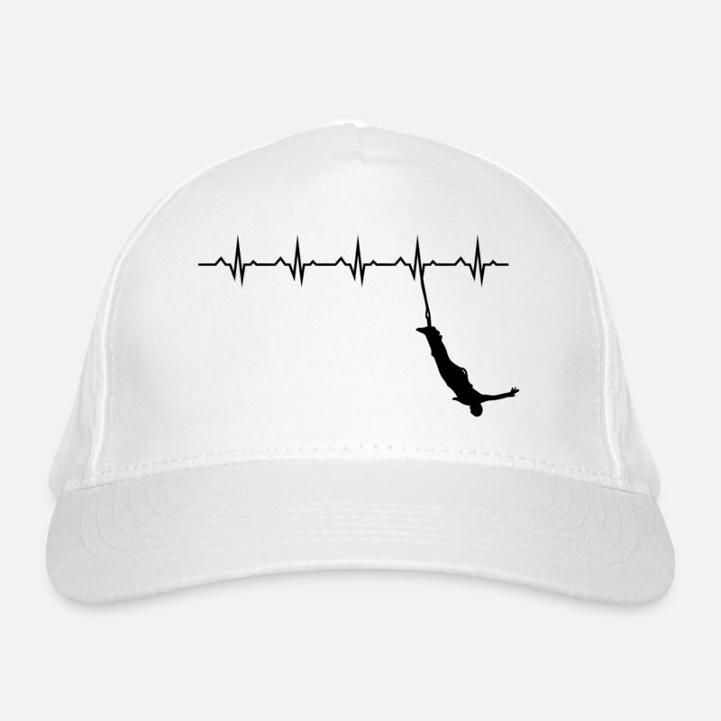 Bungee Jumping Evolution Sport Fun Bio-Baseballkappe