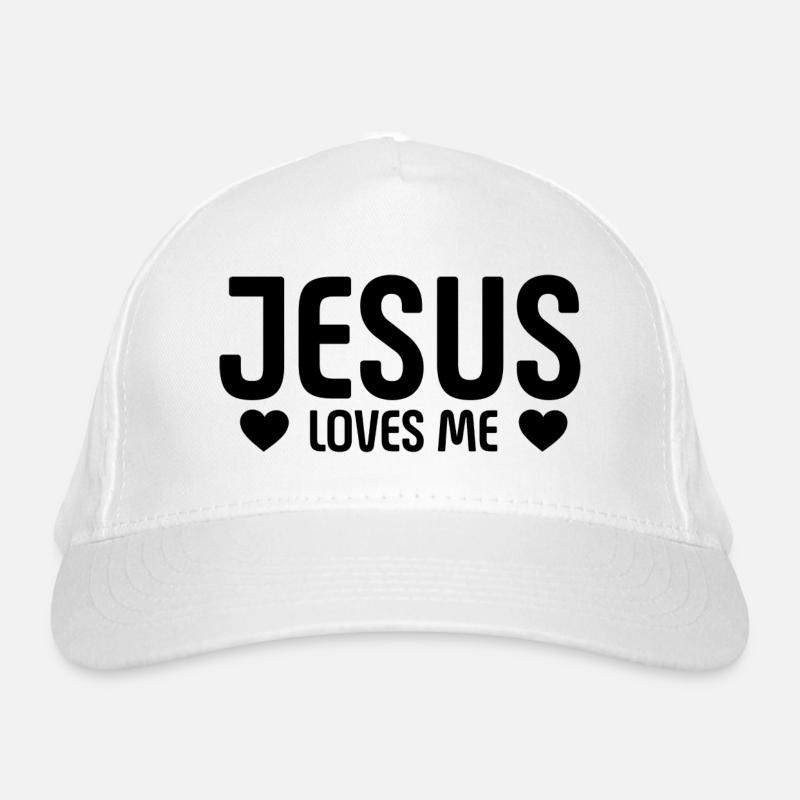 Jesus Loves Me Bio-Baseballkappe