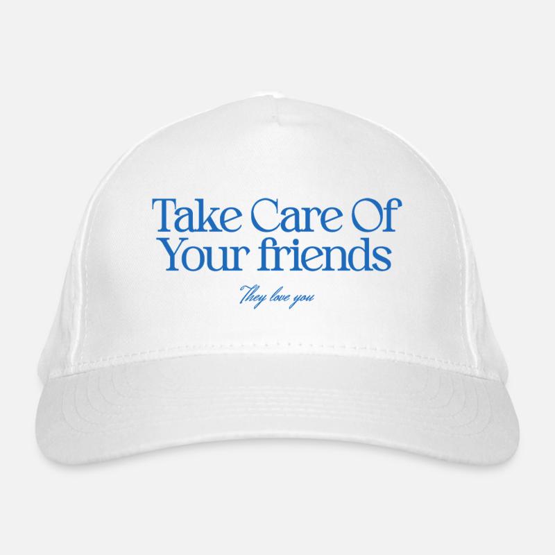 Prenez soin de vos amis Casquette classique bio