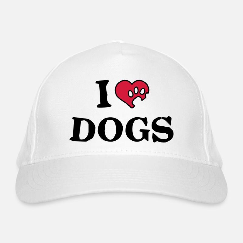 hundeherz_a_2c Bio-Baseballkappe