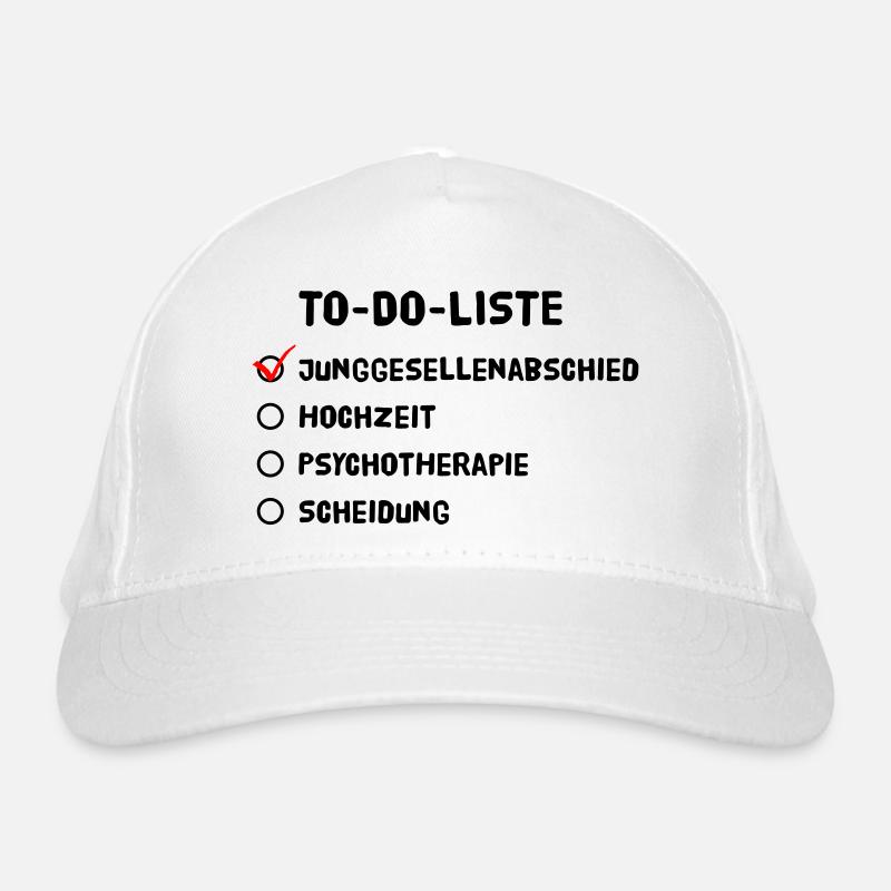 junggesellenabschied Bio-Baseballkappe