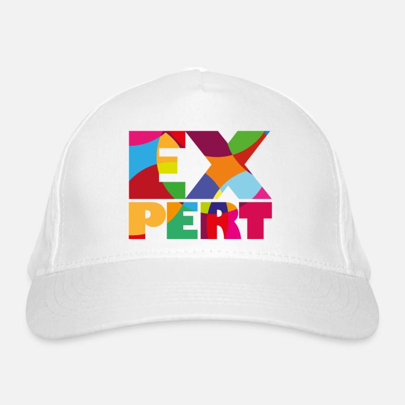 Expert - Experte/Expertin Bio-Baseballkappe