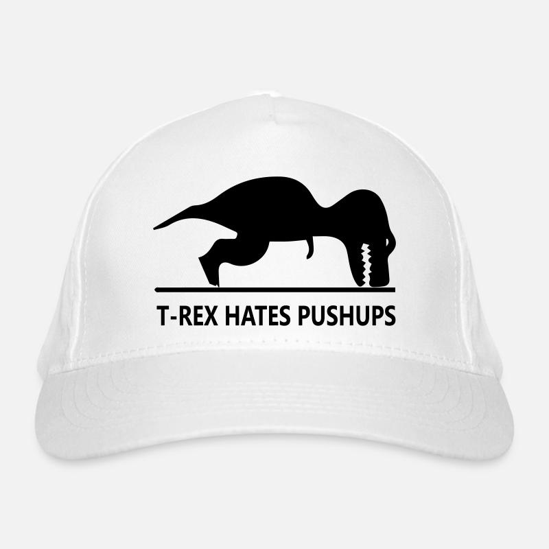 trex_hates_pushups Organic Baseball Cap