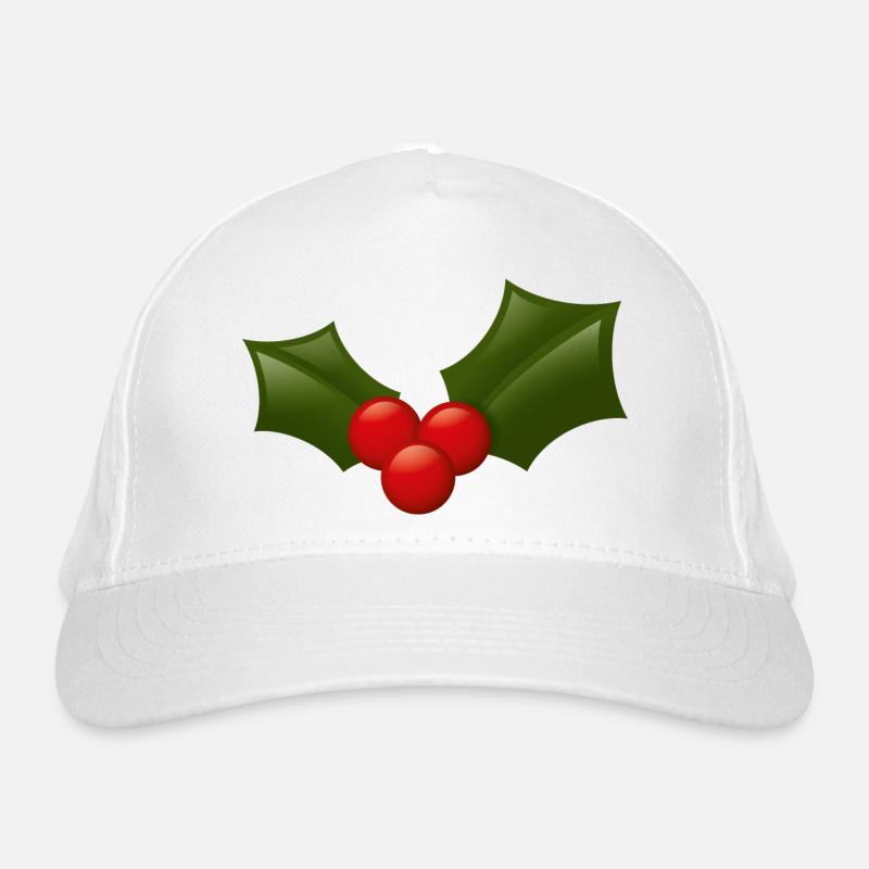 Smiley Holly Organic Baseball Cap