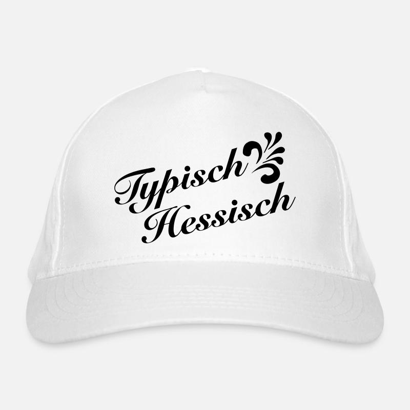 Typisch Hessisch – Original hessische Shirts Bio-Baseballkappe