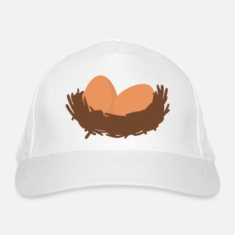 Eier Nest Egg Easter Bio-Baseballkappe