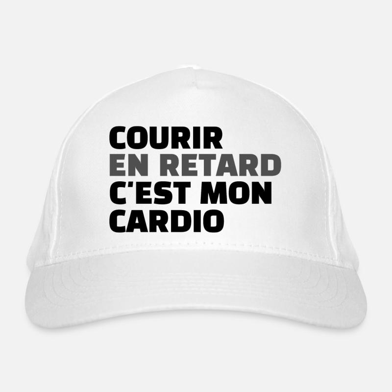 courir en retard Casquette classique bio