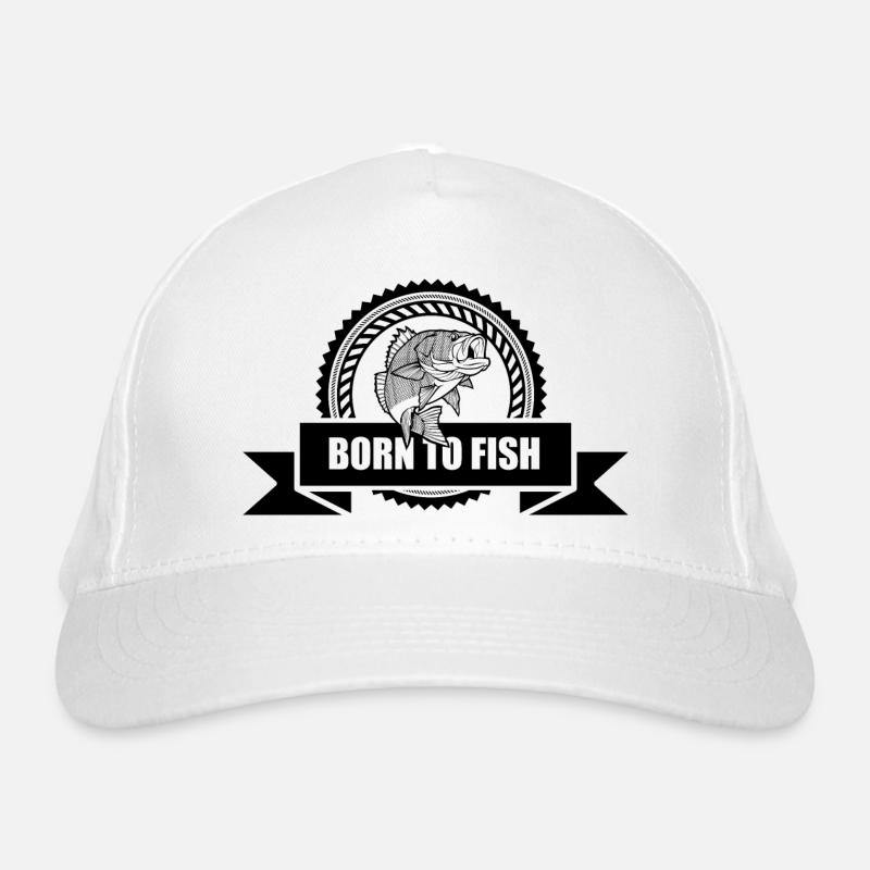 Born to fish Bio-Baseballkappe