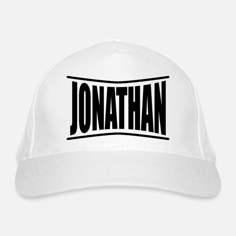 Name T-Shirt Jonathan T-Shirt Geschenkidee Bio-Baseballkappe