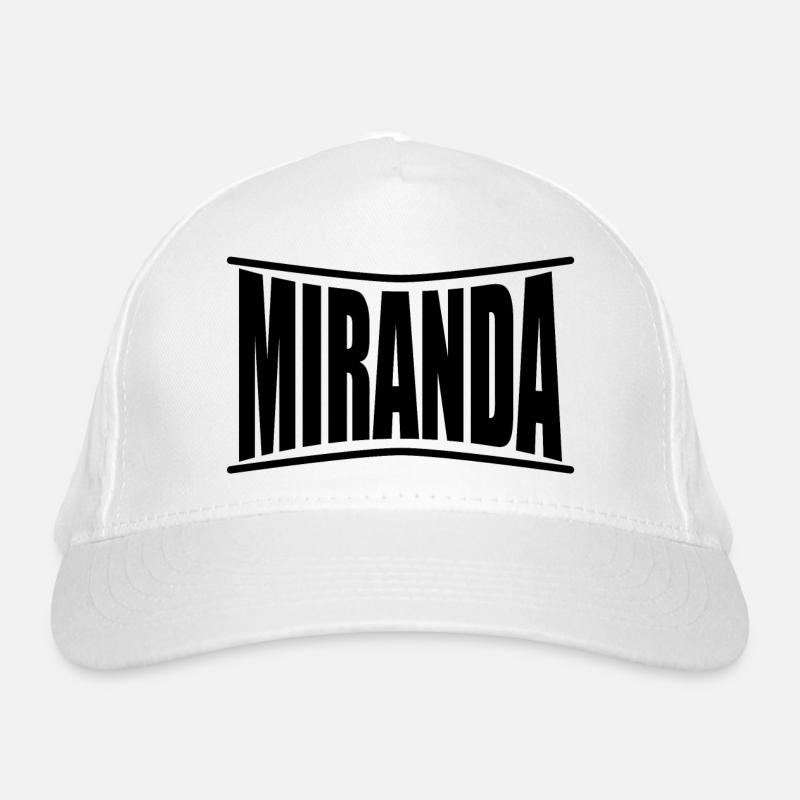 T-Shirt Name Miranda T-Shirt Geschenkidee Bio-Baseballkappe
