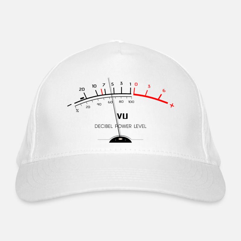 VU Meter Vintage Hi-Fi Stereo Analog Sound Engineering Organic Baseball Cap