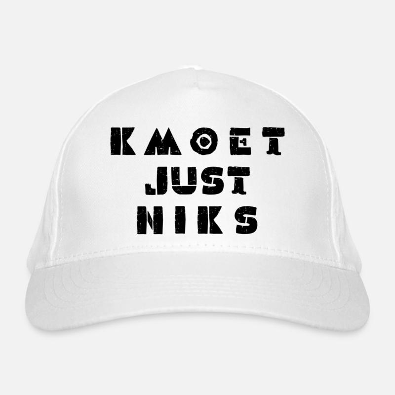 Kmoet just niks. Vlaams dialecten Casquette classique bio