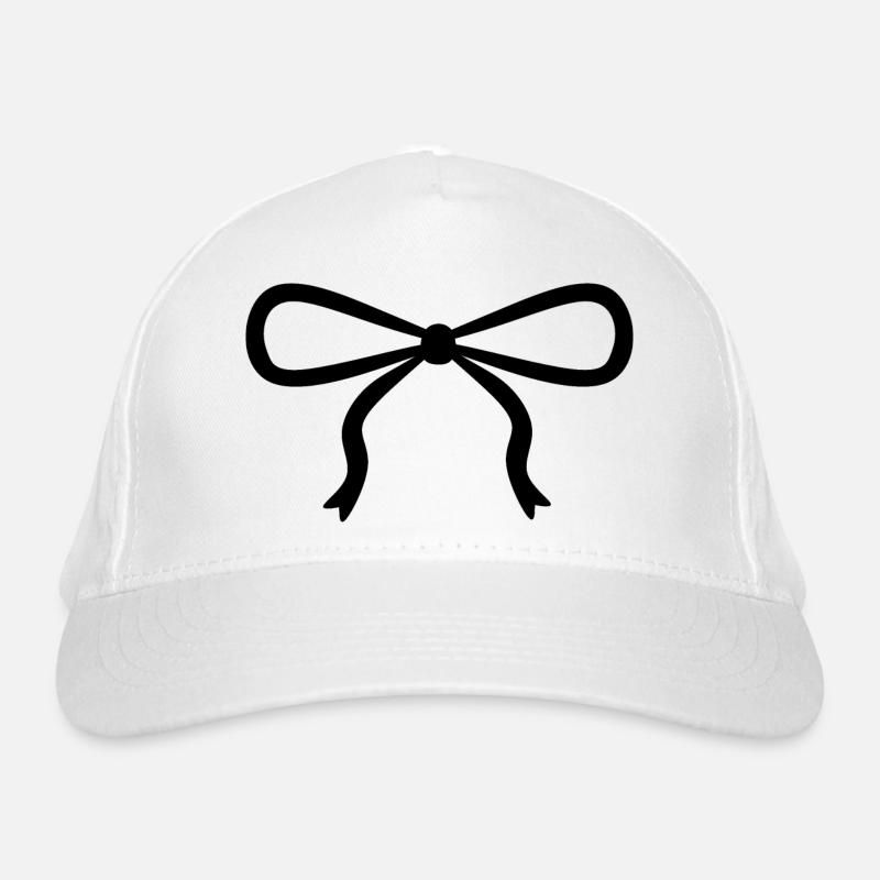 black bow Organic Baseball Cap