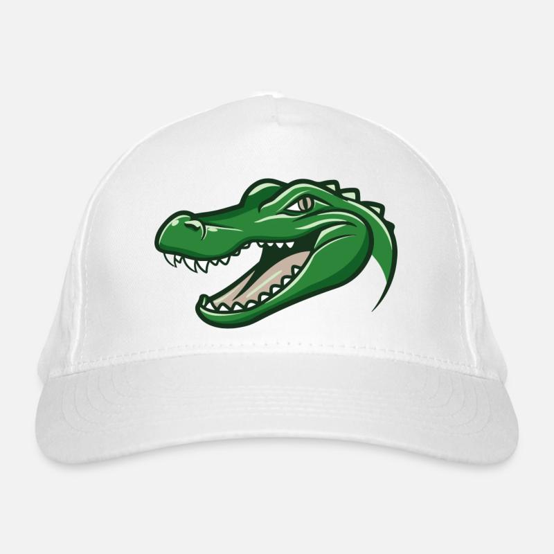 Grotschi the Crocodile Organic Baseball Cap