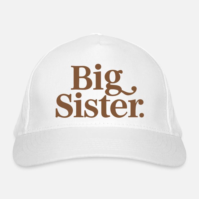 GROßE SCHWESTER Bio-Baseballkappe