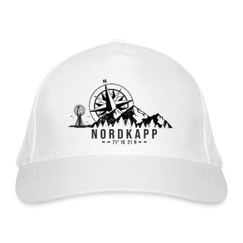 NordKapp Nord Nordkap - Bio-Baseballkappe - Weiß - Vorne