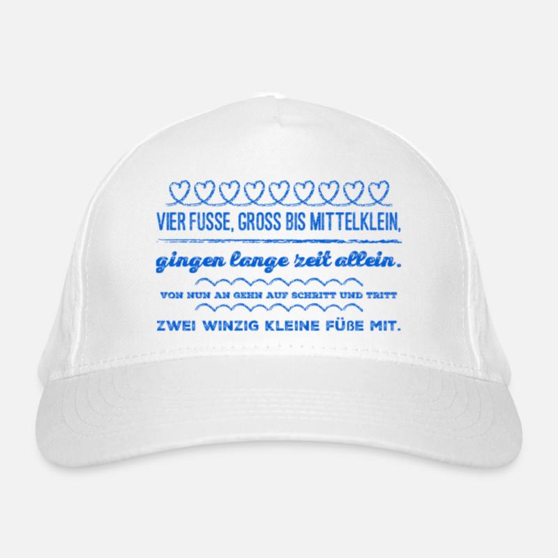 Geschenkidee Schwangerschaft Geburt Bio-Baseballkappe