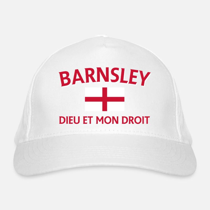 Barnsley emblem England flag Organic Baseball Cap