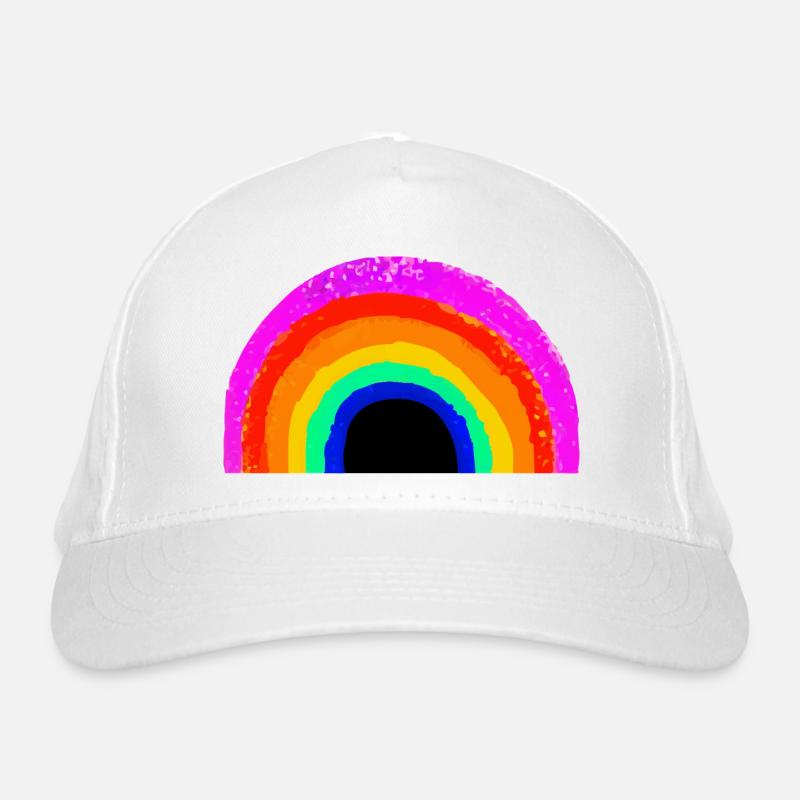 Arche arc-en-ciel éclatante Casquette classique bio