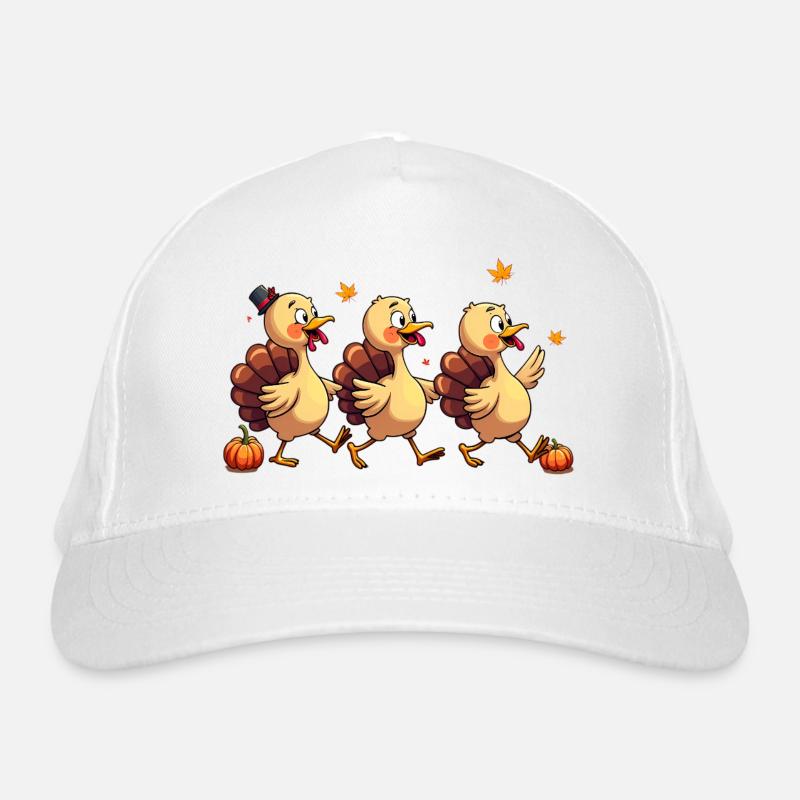 Bébé dinde de Thanksgiving Casquette classique bio