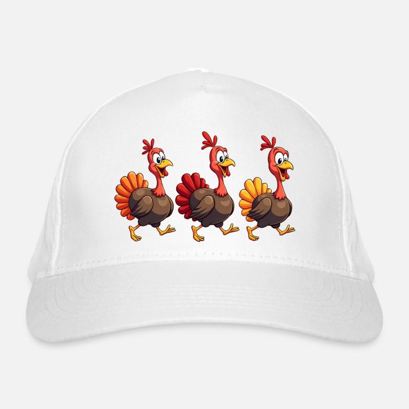 Bébé dinde de Thanksgiving Casquette classique bio