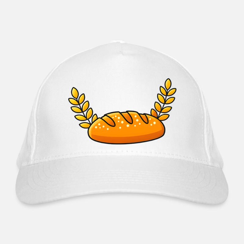 Corps de pain doré avec branches de blé Casquette classique bio