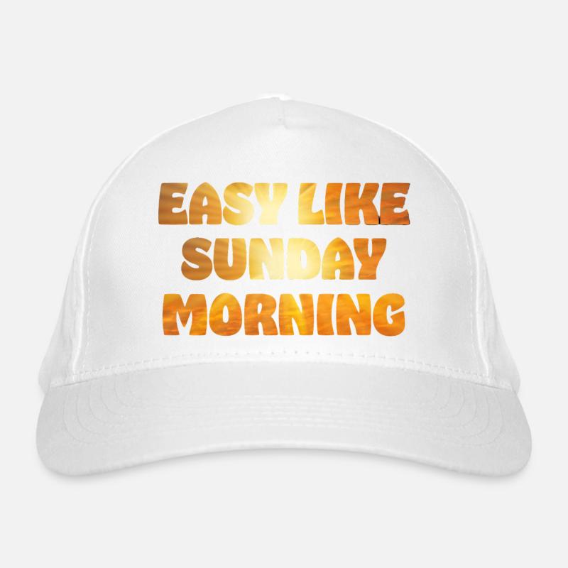 Facile comme le look doré du dimanche matin Casquette classique bio
