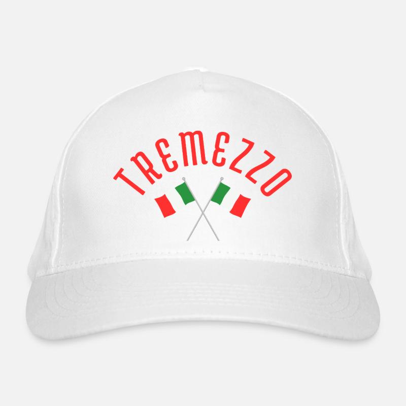 Tremezzo Italian Flags  Organic Baseball Cap
