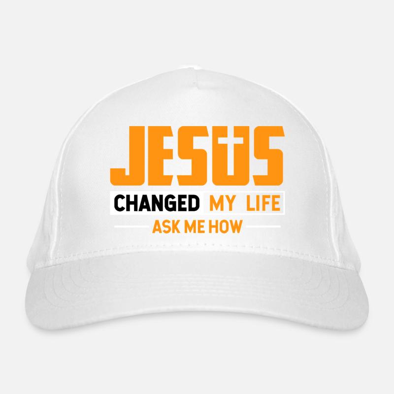 Jésus a changé ma vie, demande-moi comment il est de concevoir Casquette classique bio