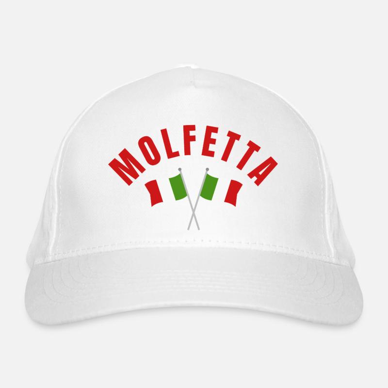 MOLFETTA Italian Flags Cross Organic Baseball Cap