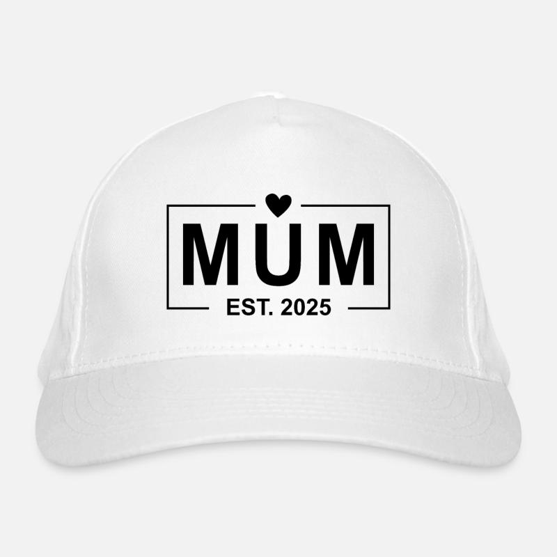 Mama Est 2025 Bio-Baseballkappe