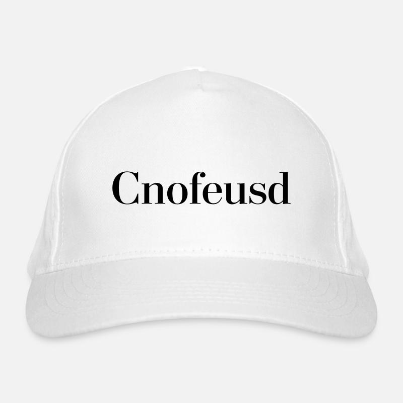 Noir confus Casquette classique bio