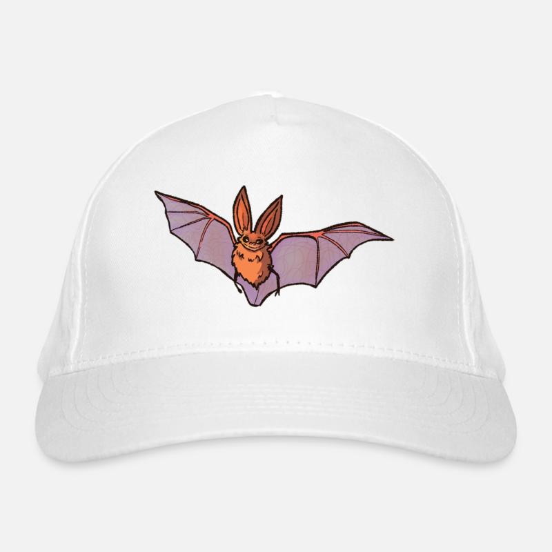 Neva the Bat Organic Baseball Cap