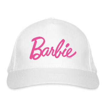 Barbie Klassisches Logo - Bio-Baseballkappe - Weiß - Vorne